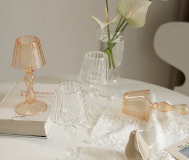 Nordic Romantic Home Revolving Lantern Revolving Aromatherapy Apricot b