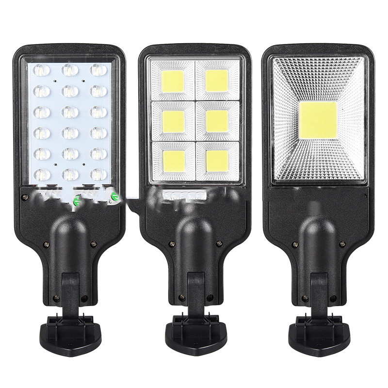 Solar Outdoor LED Garden Wall Light Safety Street Light 3Pcs 6164with remote control
