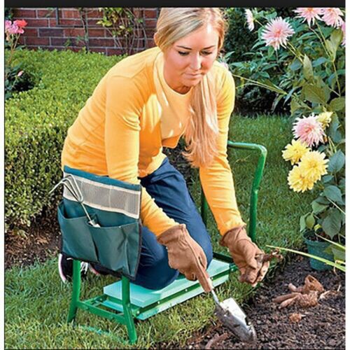 Garden Kneeling Stool Weeding And Flowering Folding Stool Tool Bag Single kneeling stool
