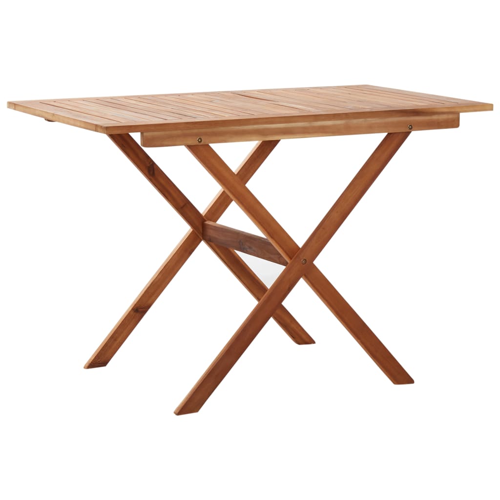 Garden Table 110x67x74 cm Solid Acacia Wood Default