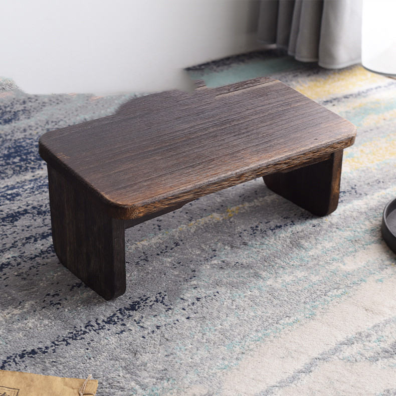 Solid Wood Meditation Stool Meditation Stool Church Worship BlACK