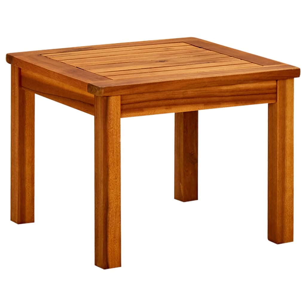 Garden Coffee Table 45x Solid Acacia Wood   Garden Coffee Table 50x 50 x 35 x 36 cm