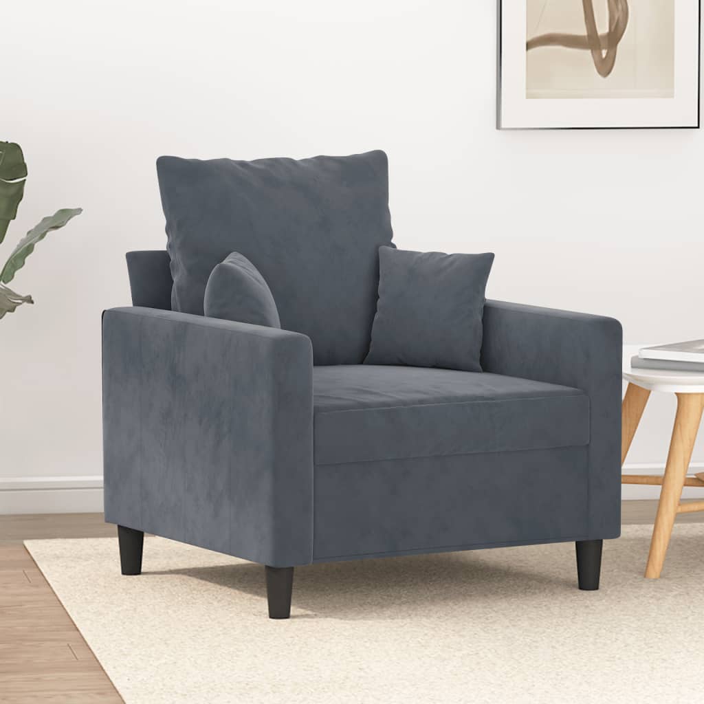 armchair 60 cm velvet   armchair 60 BlACK 140 cm